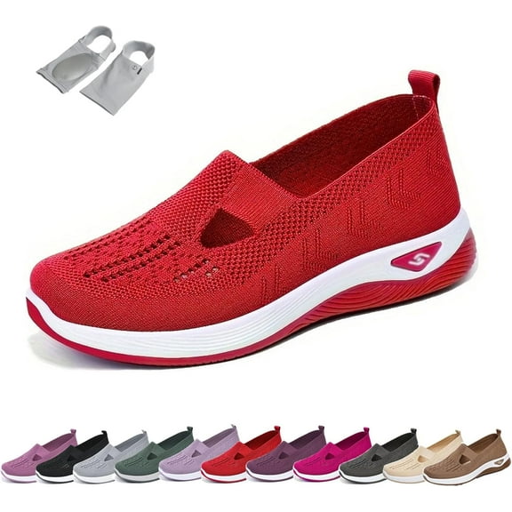 HeaCare Orthowalkway Womens Shoes, Women's Woven Orthopedic Breathable Soft Shoes Arch Support, Ortopédicos para Mujer