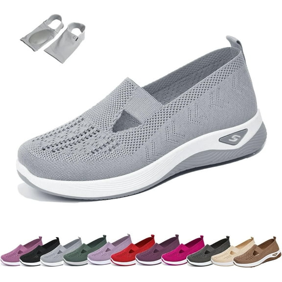 HeaCare Orthowalkway Womens Shoes, Women's Woven Orthopedic Breathable Soft Shoes Arch Support, Ortopédicos para Mujer