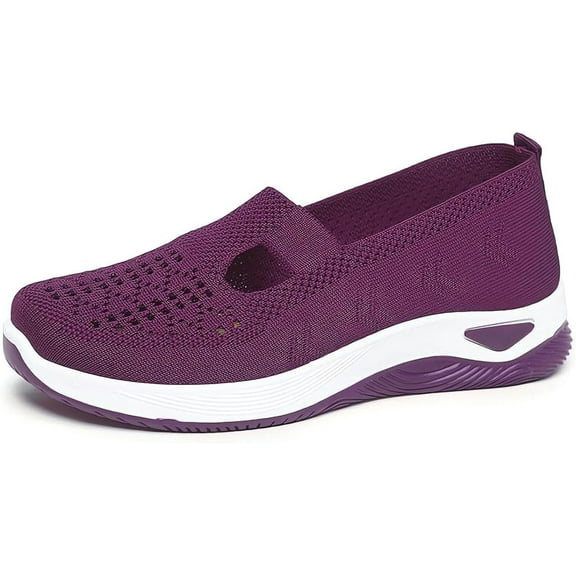 HeaCare Shoes Women's Woven Orthopedic Soft Sole Breathable Walking Shoes Slip On Sneakers Clogs Diabetic Sandals Hands Free, Walking Shoes Women