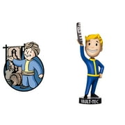 HeaCare Vault Boy Bobblehead Fallout Bobblehead Collectibles, 6" Fallout Bobblehead Figure, Fallout Merch Vault Boy Birthday Gifts for TV Fans Boys Girls Adults
