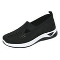 thumbnail image 1 of HeaCare Women's Woven Orthopedic Breathable Soft Shoes, Breathable Walking Shoes Go Walking Slip on Diabetic Shoes, Soft Walking Shoes for Women, 1 of 8