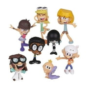 HeaDream 8PCS The Loud House Action Figures Toys Desktop Decorations, The Loud House Lincoln Cute Ornaments, Great Choice Birthday Gift for Fans and Kids