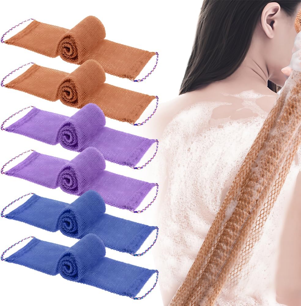 HeaDream African Exfoliating Net Sponge, 2025 New Bath Sponge Net Cloth ...