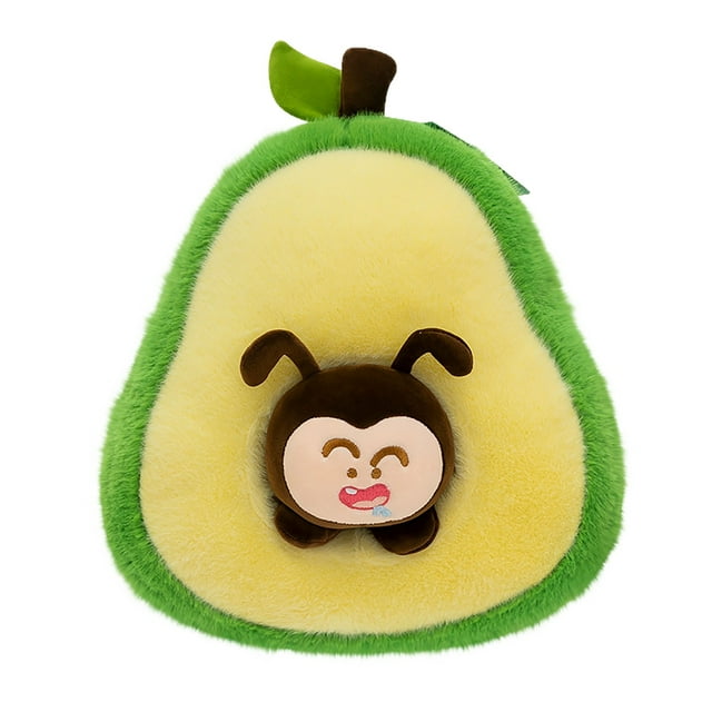HeaDream Avocado Greedy Bug Doll Doll, Nap Pillow Cushion Doll Plush Toy Soft and Huggable Toy for Kids and Collectors, Perfect Gift Idea