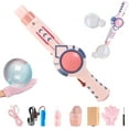 thumbnail image 1 of HeaDream Elastic Bubble Fog Wand, Bubble Machine Elastic Bubble Fog, Automatic Smoke Bubble Maker with Music & Light for Party, Weddings, Outdoor Events, with Accessories Set (Pink), 1 of 7