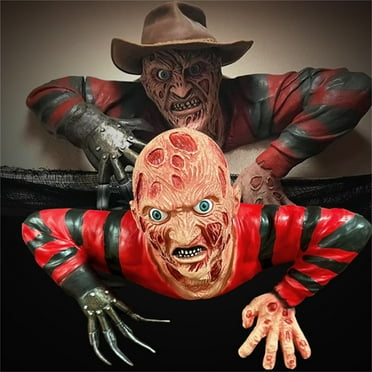 HeaDream Halloween Wall Decorations Horror Characters Decoration, 3D Style Wall Hanging Decor, Creative Halloween Party Props Suitable for Theme Party