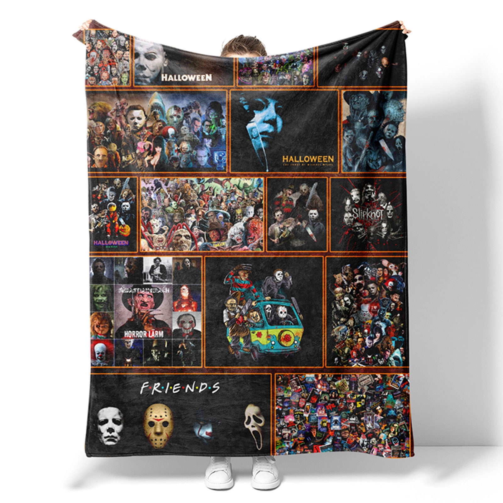 HeaDream Home Decor Ominous Horror Movie Atmosphere Watching Blanket