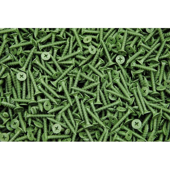 Head 8 x 1-1/4 Coated Cement Fiber Backer Board Hi-Lo