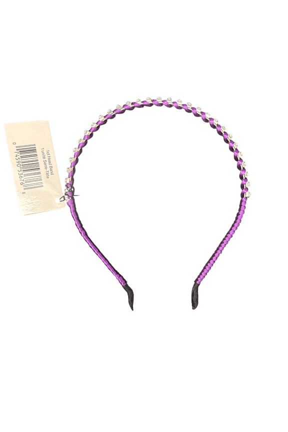 Head Band, Adorable, Perfect for Slicked Back Buns, Halloween Costumes, DIY Styles, A Cute, Versatile Hair Accessory to Complete Any Fun, Creative Look, Purple