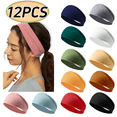 thumbnail image 1 of Women's Headbands Head Bands No Slip Fashion for Women's Headbands Elastic Hair Bands Workout Running Turban Head Bands 12 Pack, 1 of 7