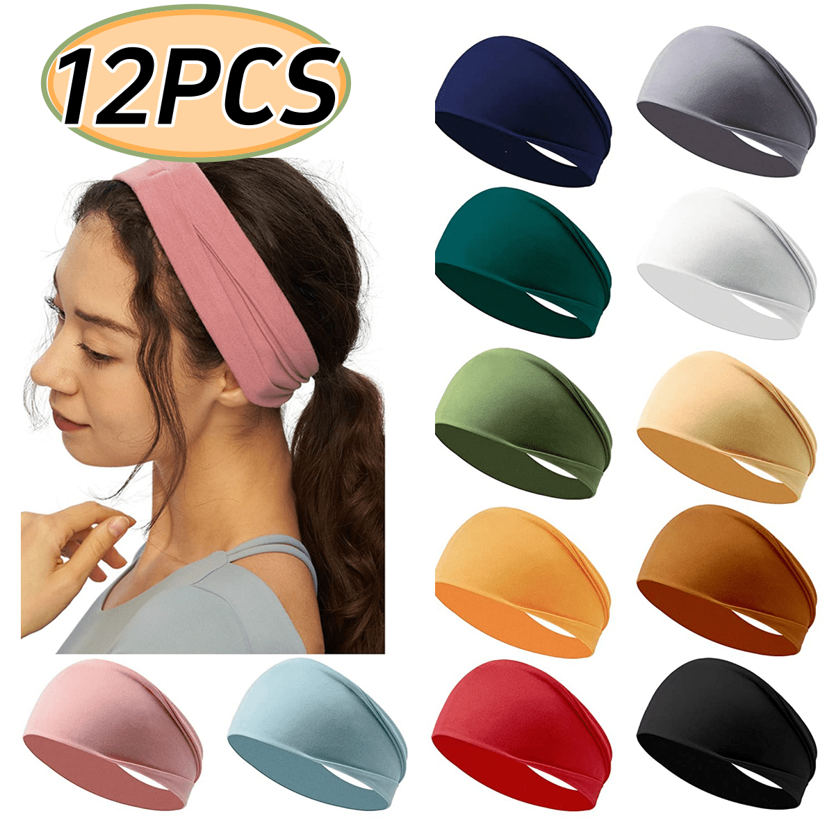 Women's No Slip Fashion Headbands Elastic Hair UK Ubuy