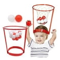 thumbnail image 1 of Head Basketball Hoop with 20pcs Balls Adjustable Head Hoop Game Shooting Ball Outdoors Sport Children Kids Educational Toys Game, 1 of 5