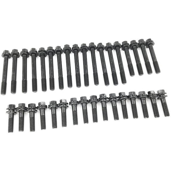 Head Bolt Set - Compatible with 1973 Chevy P10 Van 5.0L V8