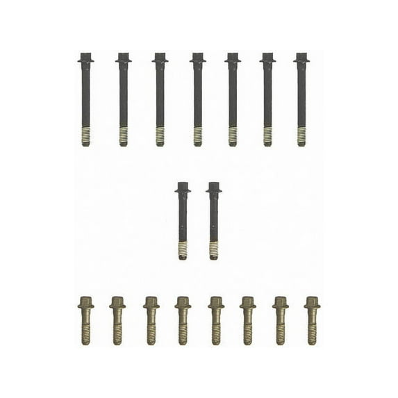 Head Bolt Set - Compatible with 1975 - 1978 GMC K25 1976 1977