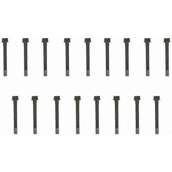 Head Bolt Set - Compatible with 1982 - 1986 Chevy K5 Blazer 6.2L V8 1983 1984 1985