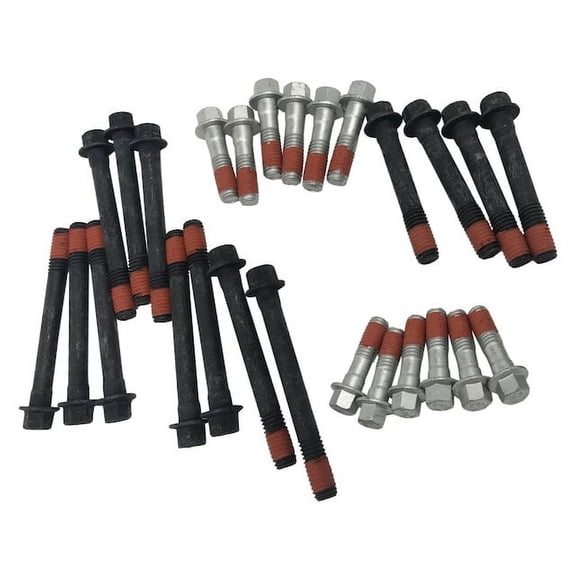 Head Bolt Set - Compatible with 1985, 1987, 1990 - 1995 GMC G3500 4.3L V6 1991 1992 1993 1994