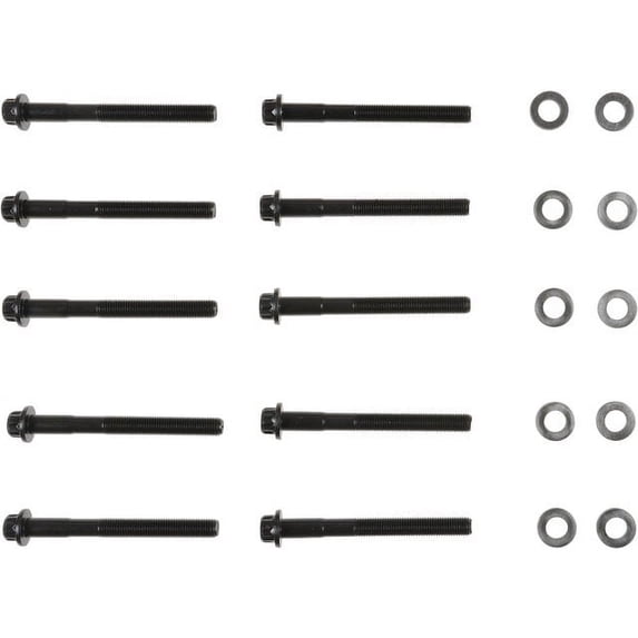 Head Bolt Set - Compatible with 1996 - 2000 Toyota RAV4 2.0L 4-Cylinder 1997 1998 1999