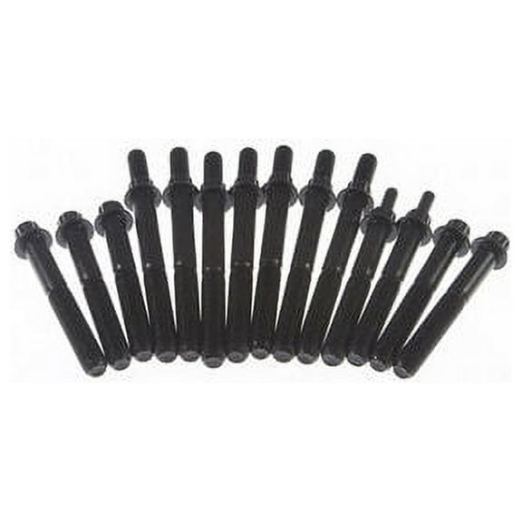 Head Bolt Set - Compatible with 1997 - 2006 Jeep Wrangler 4.0L 6-Cylinder 1998 1999 2000 2001 2002 2003 2004 2005