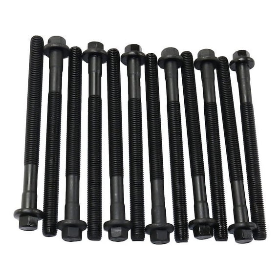 Head Bolt Set - Compatible with 1998 - 2004, 2006 - 2013 Volvo C70 1999 2000 2001 2002 2003 2007 2008 2009 2010 2011 2012