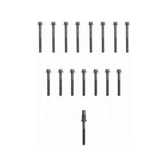 Head Bolt Set - Compatible with 2000 - 2005 Chevy Impala 3.4L V6 2001 2002 2003 2004
