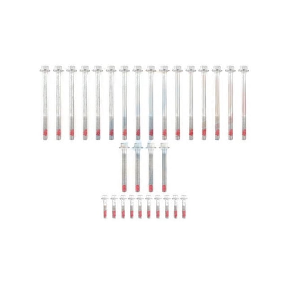 Head Bolt Set - Compatible with 2003 - 2004 Hummer H2 6.0L V8