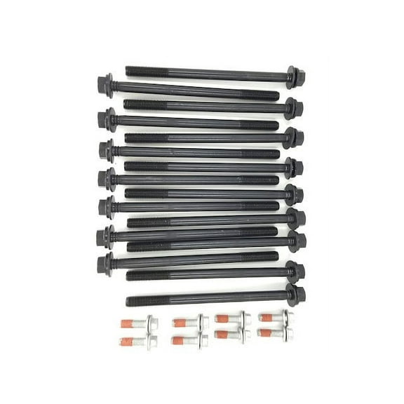 Head Bolt Set - Compatible with 2006 - 2009 Mitsubishi Raider 3.7L V6 VIN K 12-Valve SOHC 2007 2008