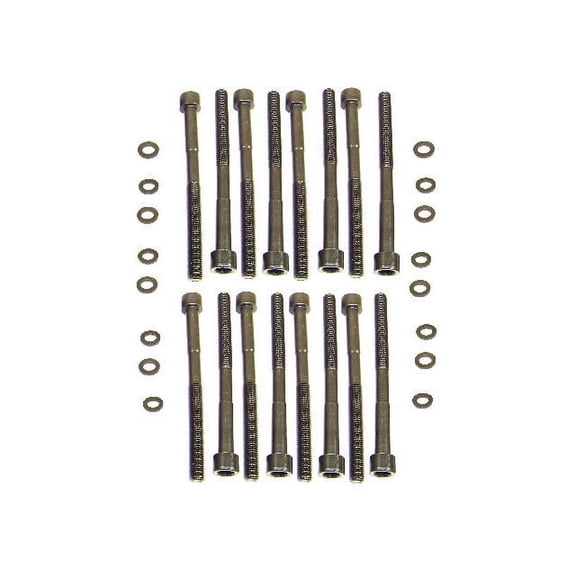 Head Bolt Set - Compatible with 2007 - 2014 Toyota FJ Cruiser 4.0L V6 1GR-FE 24-Valve DOHC 2008 2009 2010 2011 2012 2013