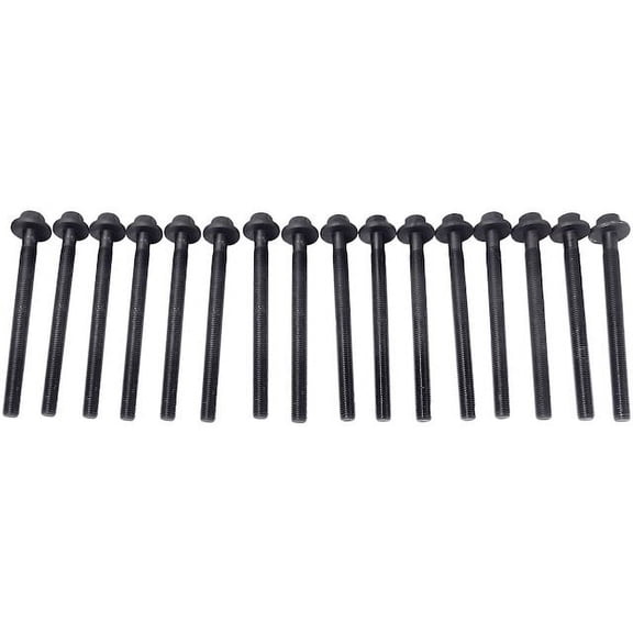 Head Bolt Set - Compatible with 2011 - 2017 Ford Mustang 3.7L V6 2012 2013 2014 2015 2016