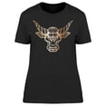 thumbnail image 1 of Head Bull Drawing Line T-Shirt Women -Image by Shutterstock, Female Large, 1 of 2