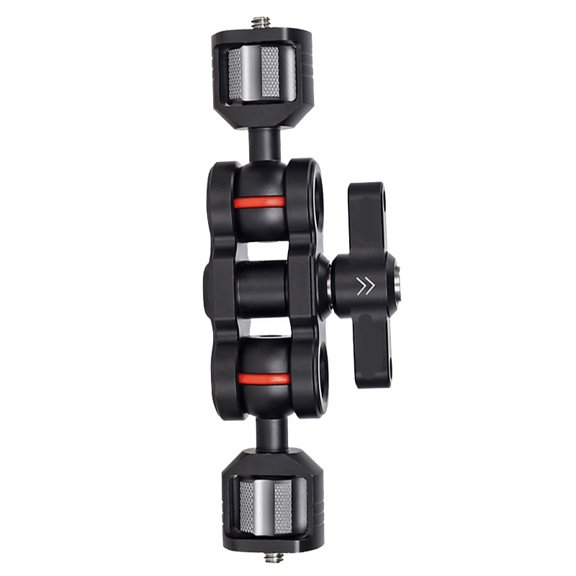 Head Camera Mount XILETU Aluminum Articulating Arm with 1/4 Inch Threads for Monitor Light Mic and Desk Use