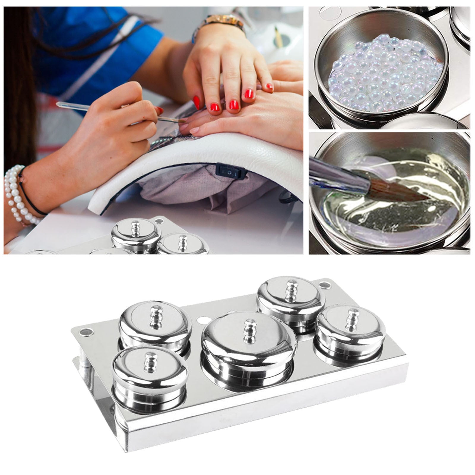 Head Candy Nail Dip Nail Tools Liquid Powder Cups With Lid Dispensing