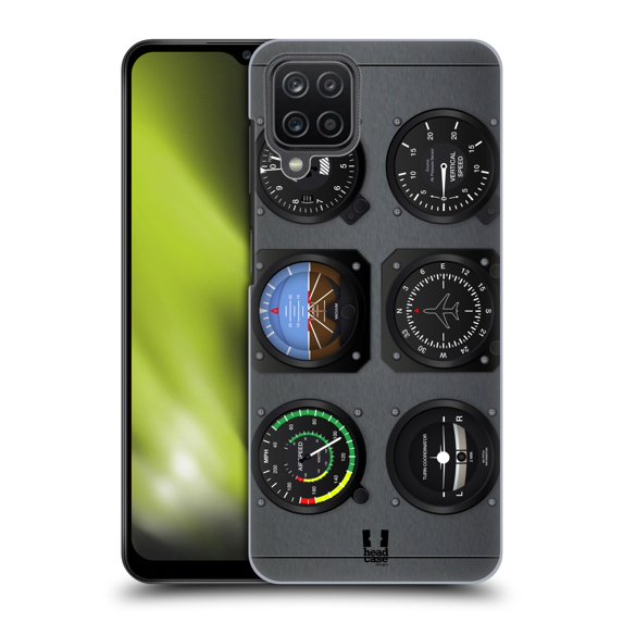 Head Case Designs Aircraft Cockpit Dashboard Airplane Hard Back Case Compatible with Samsung Galaxy A12 (2020)