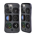 thumbnail image 1 of Head Case Designs Aircraft Cockpit Dashboard Airplane Hybrid Case Compatible with Apple iPhone 14 Pro, 1 of 7