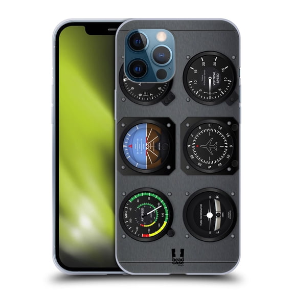 Head Case Designs Aircraft Cockpit Dashboard Airplane Soft Gel Case Compatible with Apple iPhone 12 Pro Max