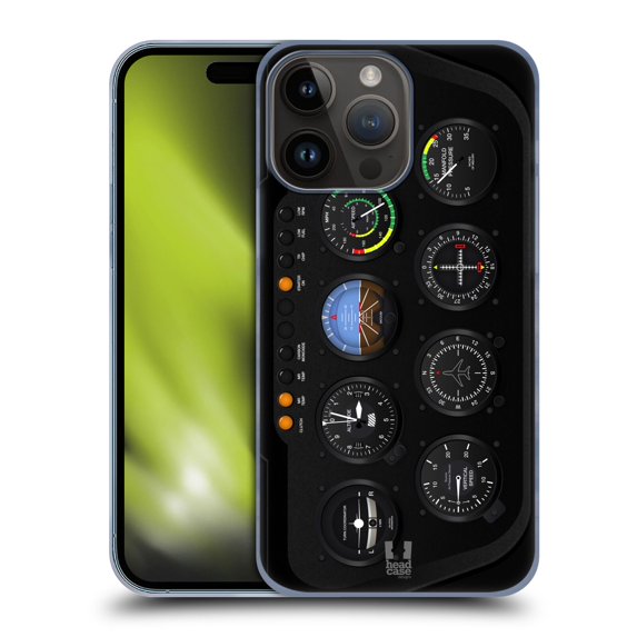 Head Case Designs Aircraft Cockpit Dashboard Helicopter Hard Back Case Compatible with Apple iPhone 15 Pro Max