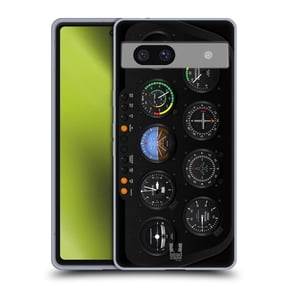 Head Case Designs Aircraft Cockpit Dashboard Helicopter Soft Gel Case Compatible with Google Pixel 7a