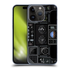 Head Case Designs Aircraft Cockpit Dashboard Jet Fighter Hard Back Case Compatible with Apple iPhone 15 Pro
