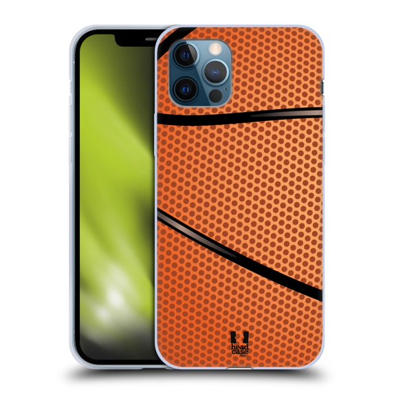 Head Case Designs Ball Collection Basketball Soft Gel Case Compatible with Apple iPhone 12 / iPhone 12 Pro