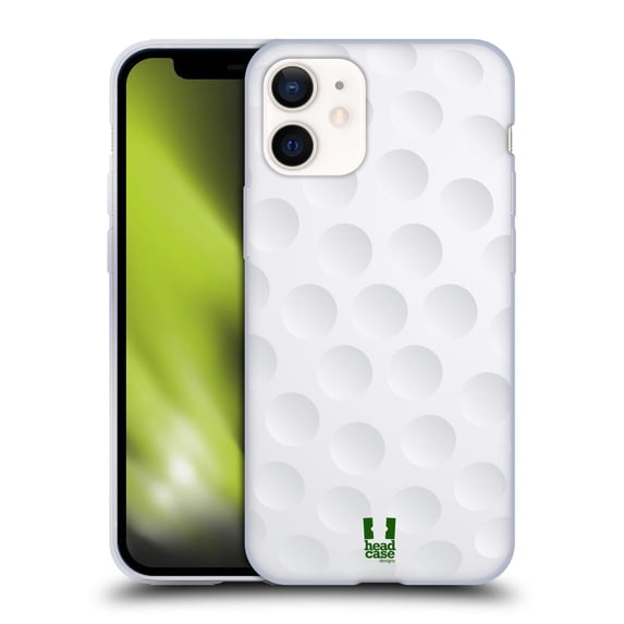 Head Case Designs Ball Collection Golf Soft Gel Case Compatible with Apple iPhone 12 Mini