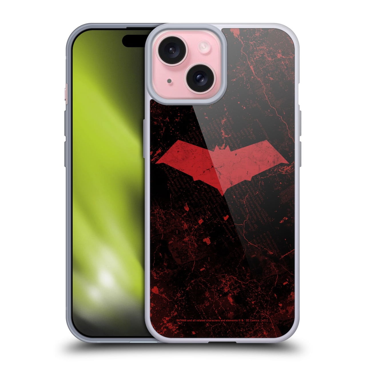 Head Case Designs Batman DC Comics Red Hood Logo Grunge Soft Gel Case ...