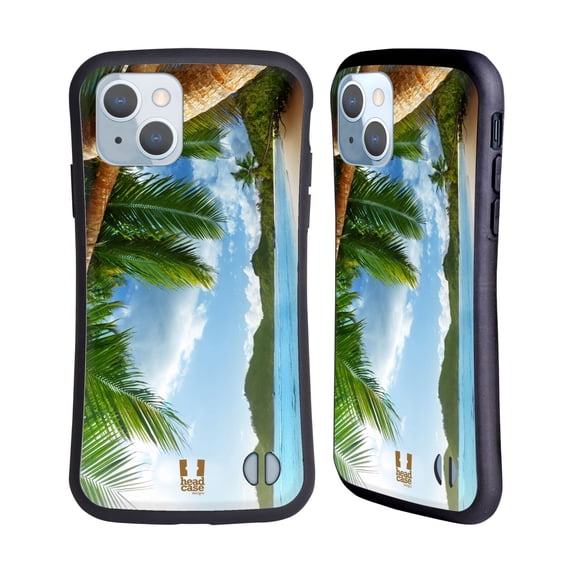 Head Case Designs Beautiful Beaches Anse Takamaka Seychelles Hybrid Case Compatible with Apple iPhone 14