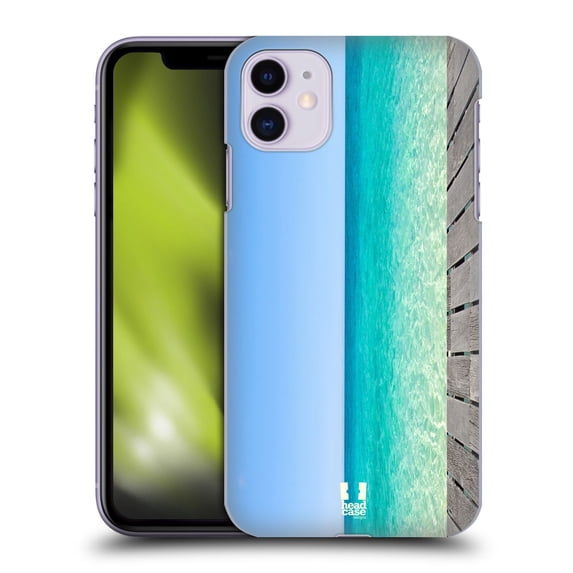 Head Case Designs Beautiful Beaches Blue Sea And Sky Serenity Hard Back Case Compatible with Apple iPhone 11