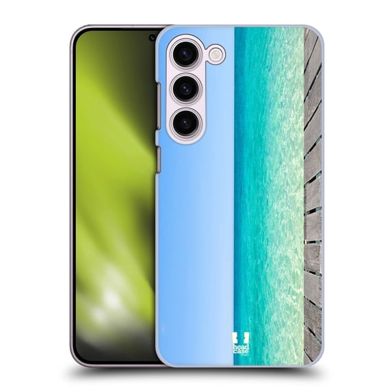 Head Case Designs Beautiful Beaches Blue Sea And Sky Serenity Hard Back Case Compatible with Samsung Galaxy S23+ 5G