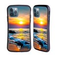thumbnail image 1 of Head Case Designs Beautiful Beaches Colourful Sunset Over The Sea Hybrid Case Compatible with Apple iPhone 12 / iPhone 12 Pro, 1 of 7