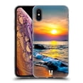 thumbnail image 1 of Head Case Designs Beautiful Beaches Colourful Sunset Over The Sea Soft Gel Case Compatible with Apple iPhone XS Max, 1 of 7