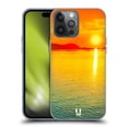 thumbnail image 1 of Head Case Designs Beautiful Beaches Ombre Sunset Over The Sea Soft Gel Case Compatible with Apple iPhone 14 Pro Max, 1 of 7