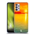 thumbnail image 1 of Head Case Designs Beautiful Beaches Ombre Sunset Over The Sea Soft Gel Case Compatible with Samsung Galaxy A32 5G / M32 5G (2021), 1 of 7