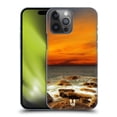 thumbnail image 1 of Head Case Designs Beautiful Beaches Red Sky Rocky Seashore Hard Back Case Compatible with Apple iPhone 14 Pro Max, 1 of 7