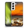 thumbnail image 1 of Head Case Designs Beautiful Beaches Red Sky Rocky Seashore Soft Gel Case Compatible with Samsung Galaxy S22 5G, 1 of 7