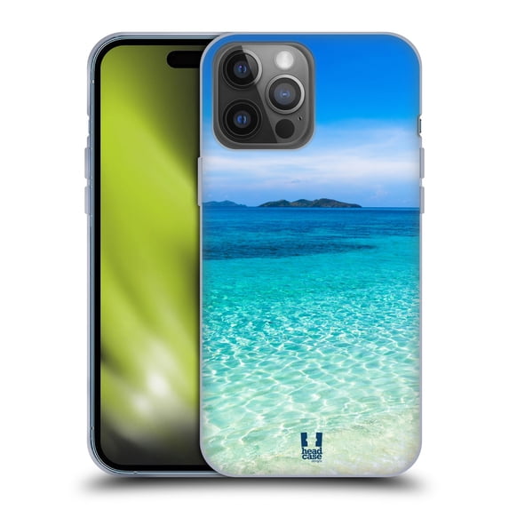 Head Case Designs Beautiful Beaches Tropical Sandy Beach Malcapuya Soft Gel Case Compatible with Apple iPhone 14 Pro Max